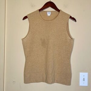 TSE Women's Tan Sleeveless Top